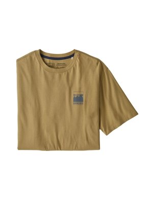 画像1: PATAGONIA パタゴニア/ メンズ・アルパイン・アイコン・リジェネラティブ・オーガニックコットン・Tシャツ MOKH