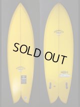 SHARPEYE SURFBOARDS シャープアイサーフボード / MAGURO 6'2" 39.6L マスタードティント