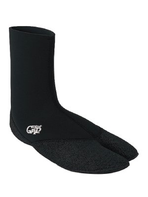 画像1: surfgrip サーフグリップ / premium thermo BLACK 3mm Split Socks