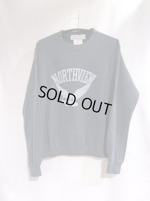 画像1: REMI RELIEF レミレリーフ / SP加工 3飛び裏毛クルー NewFit [NORTHVIEW] BLK