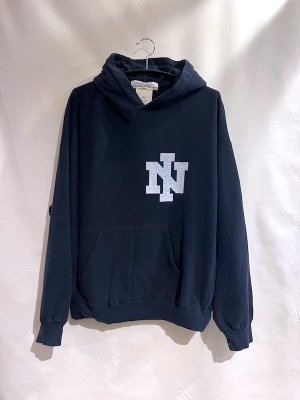 画像1: REMI RELIEF レミレリーフ / SP加工 3飛び裏毛パーカー [IN] BLK