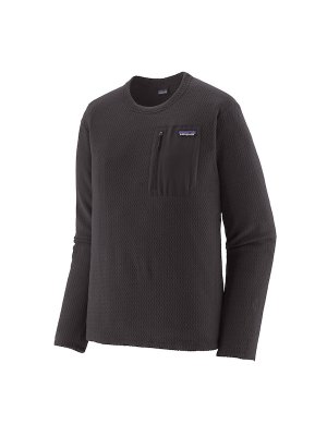 画像1: PATAGONIA パタゴニア / メンズ・R1エア・クルー BLK