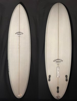 画像1: SHARPEYE SURFBOARDS シャープアイサーフボード / MIDGICIAN 6'6" 38.5L グレーティント