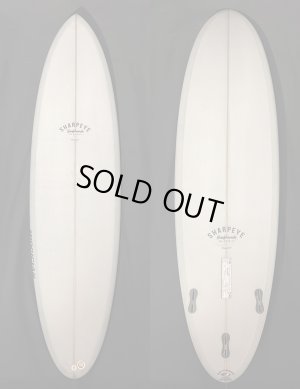 画像1: SHARPEYE SURFBOARDS シャープアイサーフボード / MIDGICIAN 6'6" 38.5L グレーティント