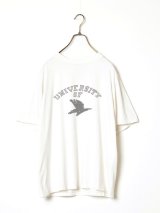 REMI RELIEF レミレリーフ / プリント S/S TEE SP加工 New-Fit [UNIVERSITY OF]