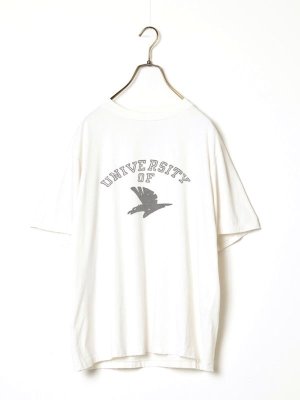 画像1: REMI RELIEF レミレリーフ / プリント S/S TEE SP加工 New-Fit [UNIVERSITY OF]