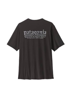 画像1: PATAGONIA パタゴニア / メンズ・キャプリーン・クール・デイリー・シャツ（ハット・トリッパー）BLK