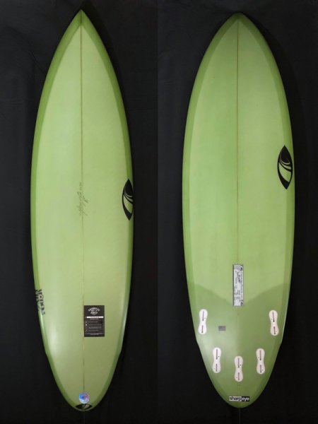 画像1: SHARPEYE SURFBOARDS シャープアイサーフボード / MODERN2.5 6'6" 40.0L グリーンティント (1)
