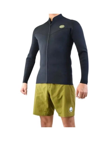 画像1: DOVE wetsuits ダブウエットスーツ / クラシック・フロントジップ・L/Sジャケット （1mm） MENS (1)