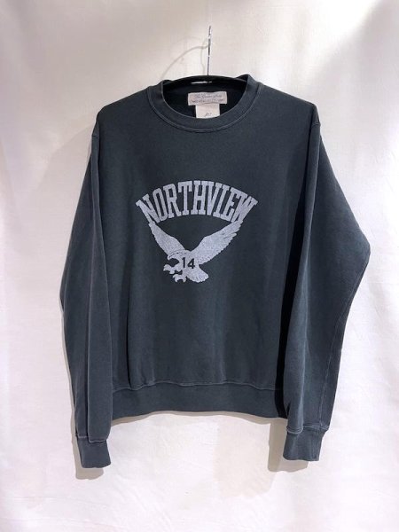 画像1: REMI RELIEF レミレリーフ / SP加工 3飛び裏毛クルー NewFit [NORTHVIEW] BLK (1)