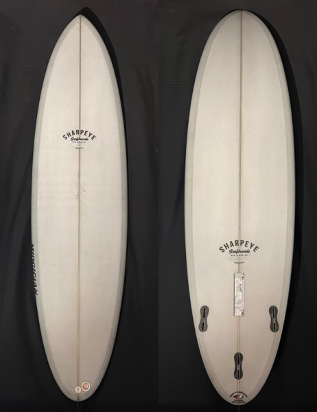 画像1: SHARPEYE SURFBOARDS シャープアイサーフボード / MIDGICIAN 6'6" 38.5L グレーティント (1)